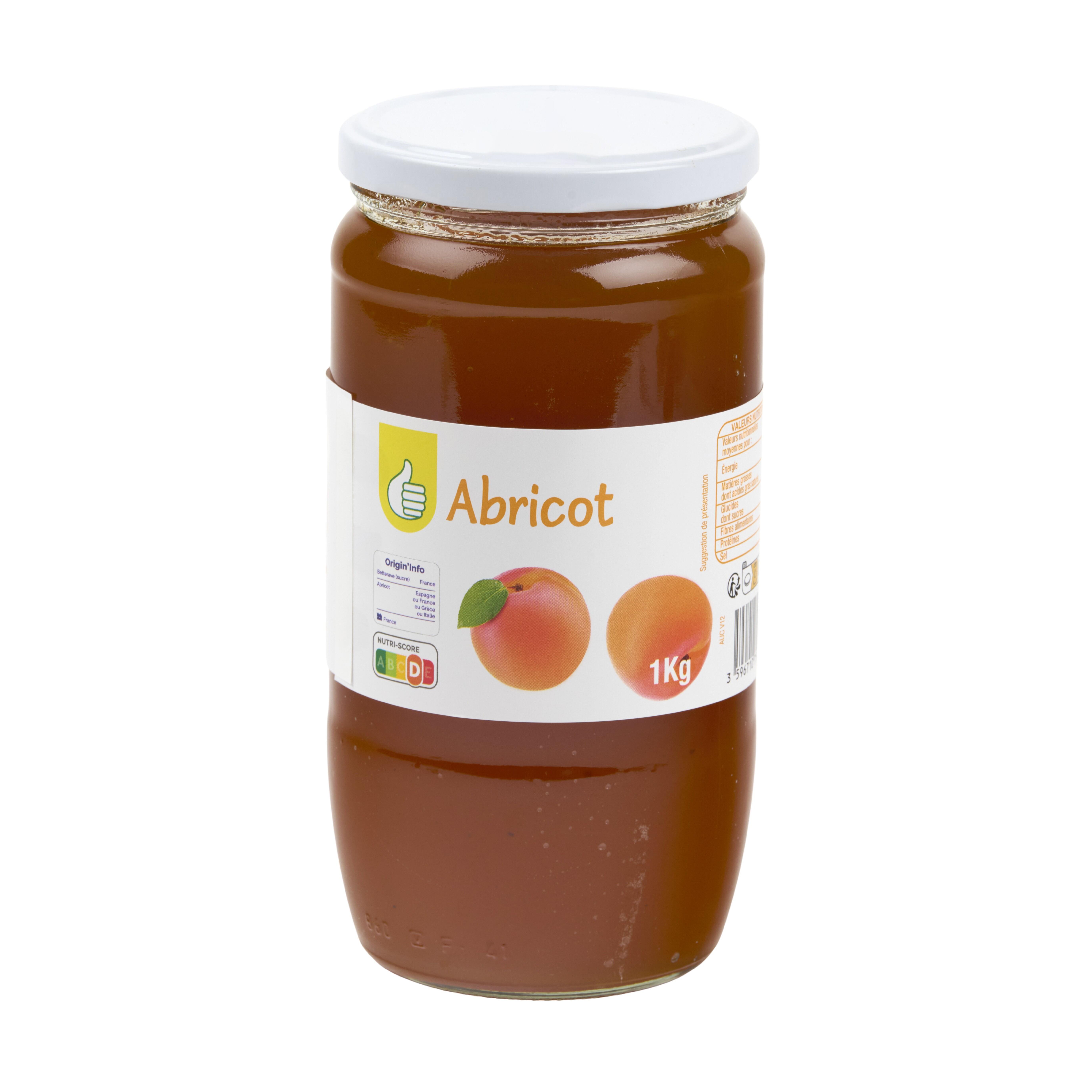 Voir la diapositive 5 : POUCE Préparation d'abricots 1kg