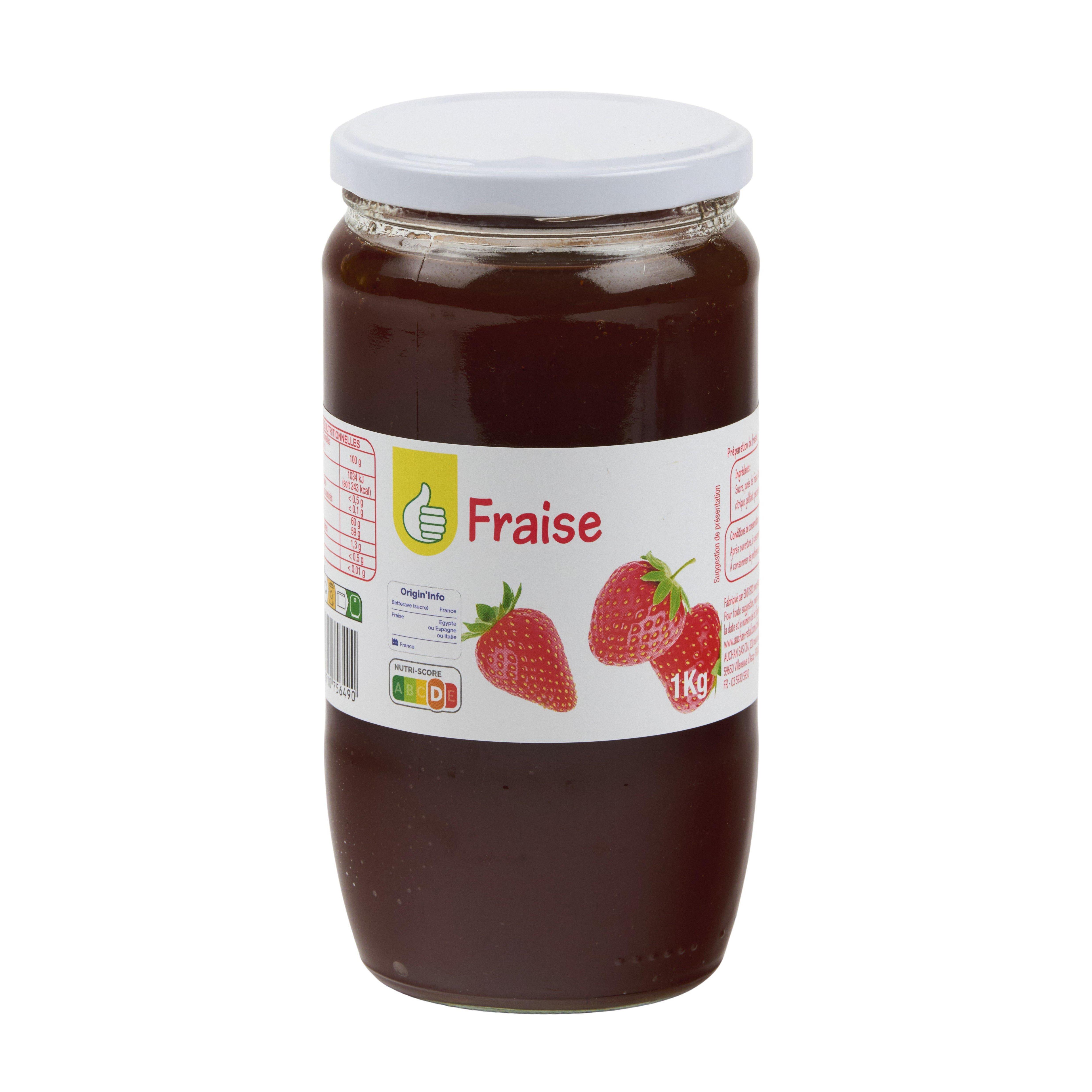 Voir la diapositive 2 : POUCE Préparation de fraises 1kg