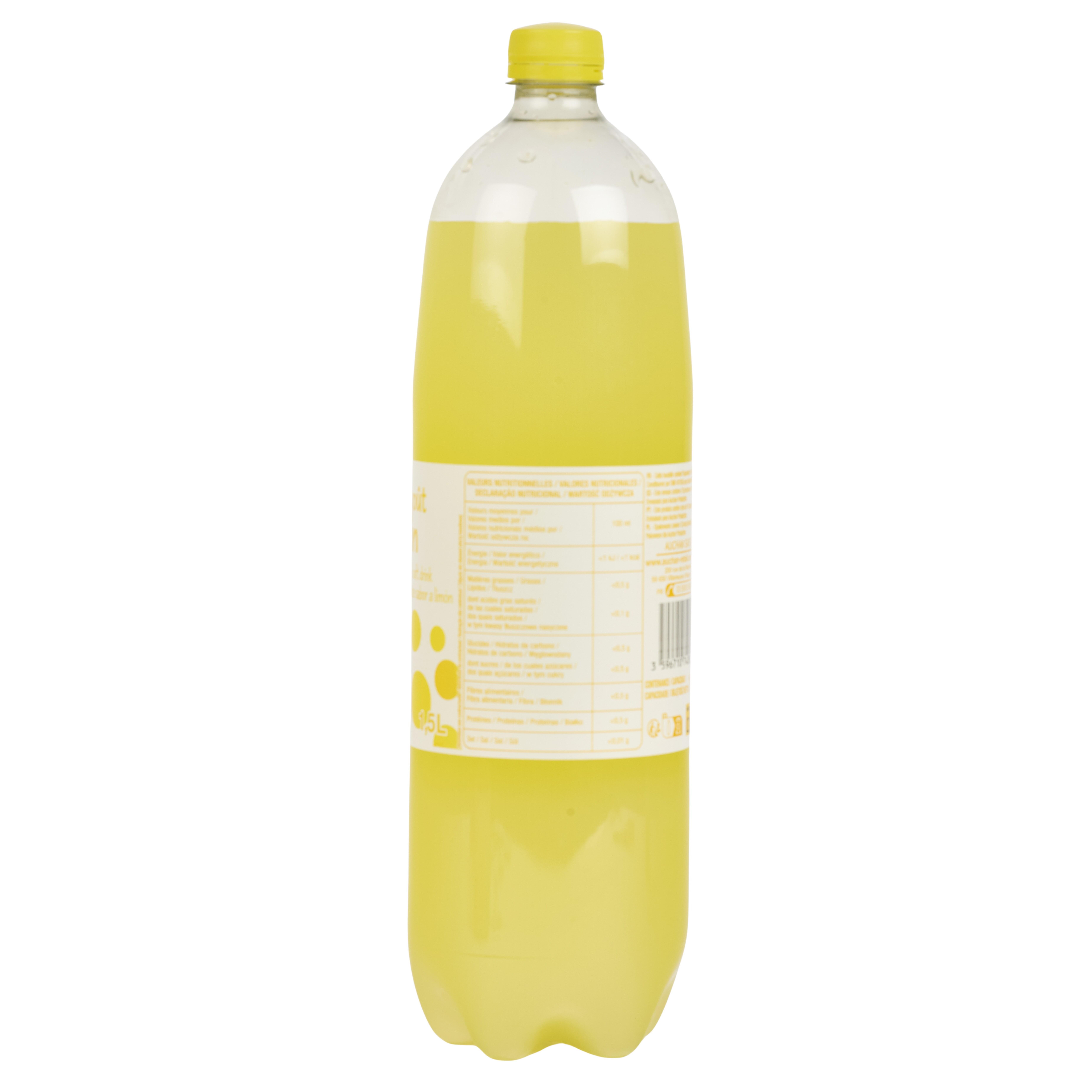 Voir la diapositive 2 : POUCE Boisson gazeuse goût citron 1,5l