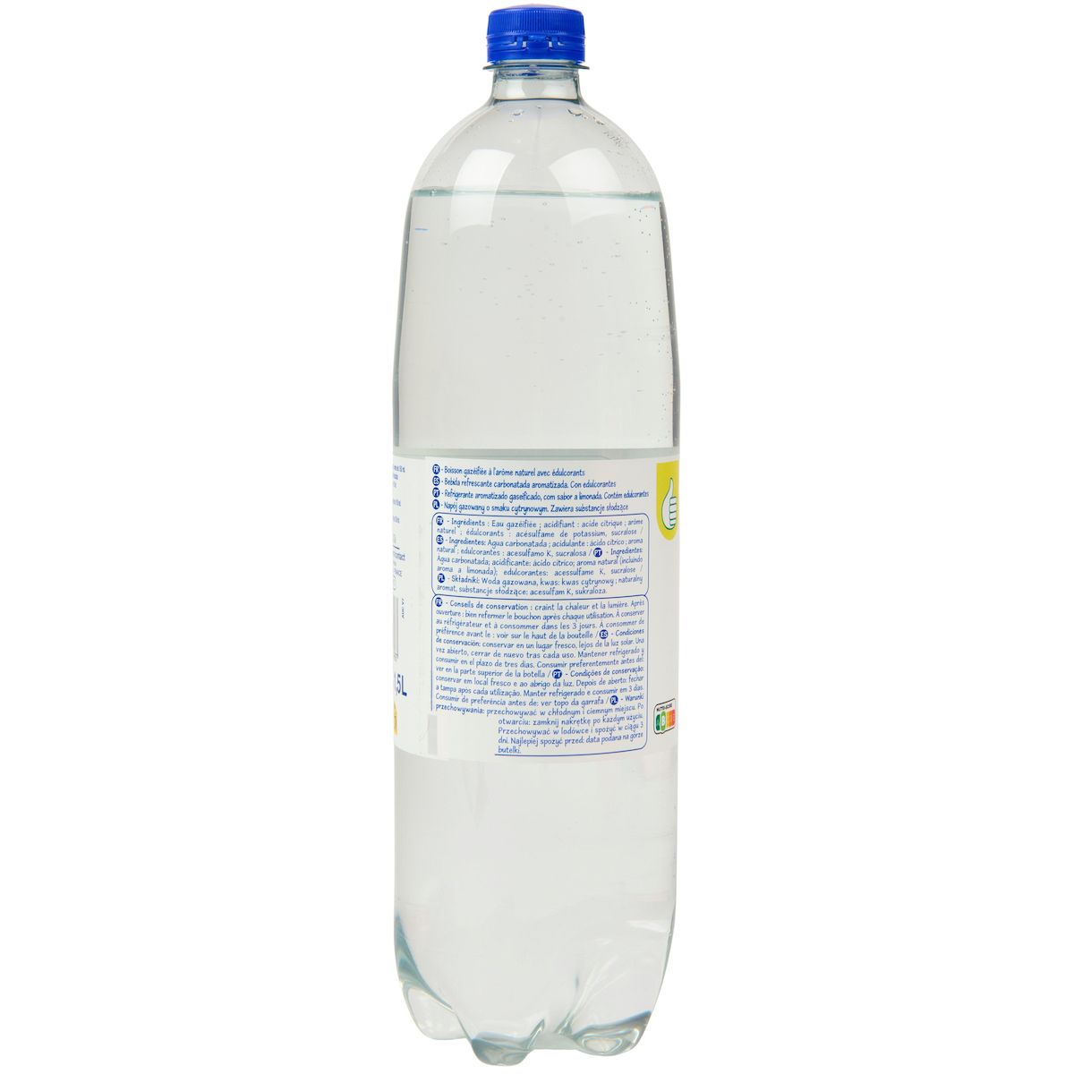 POUCE Boisson gazeuse aromatisée à l'arôme naturel avec édulcorants 1,5l