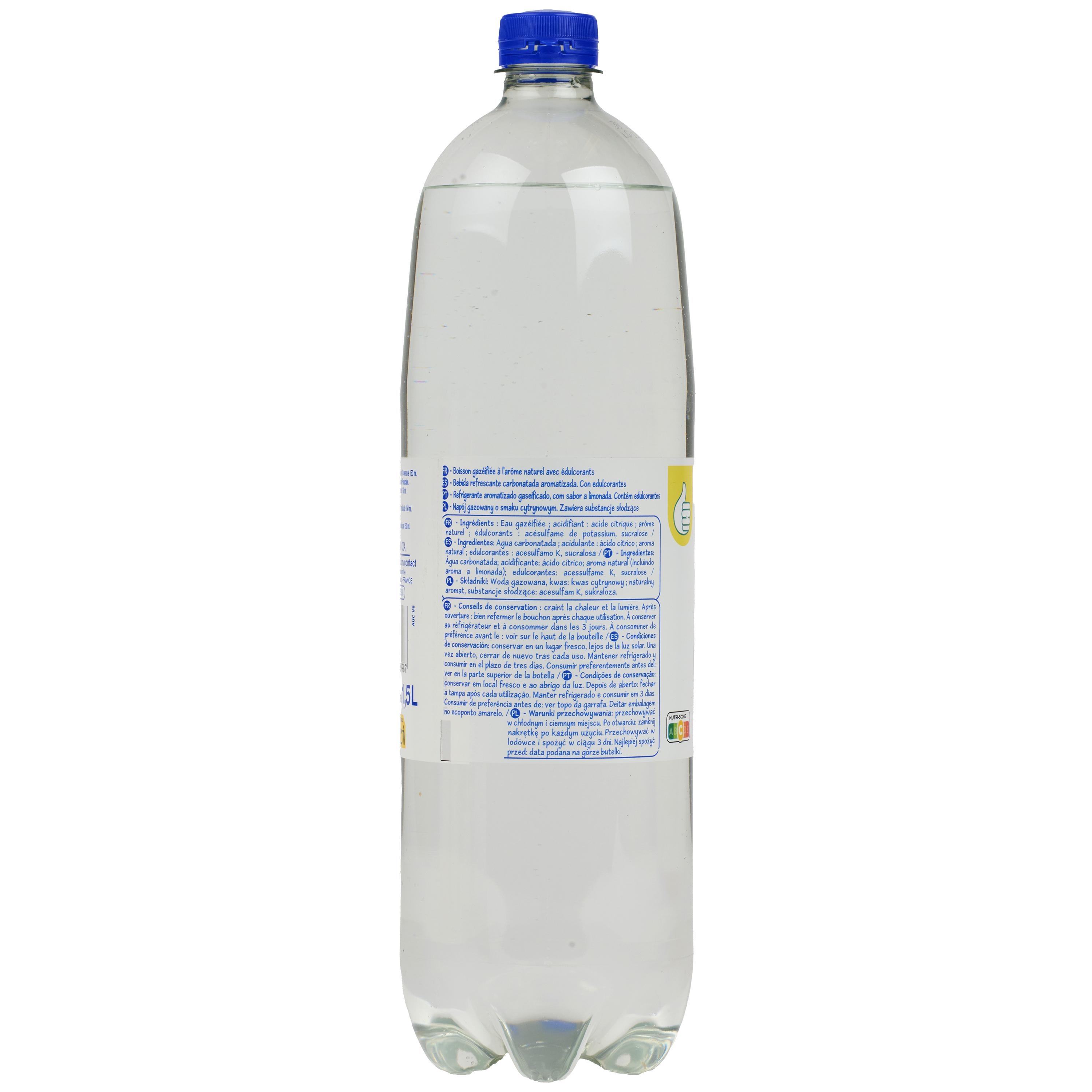 Voir la diapositive 3 : POUCE Boisson gazeuse aromatisée à l'arôme naturel avec édulcorants 1,5l