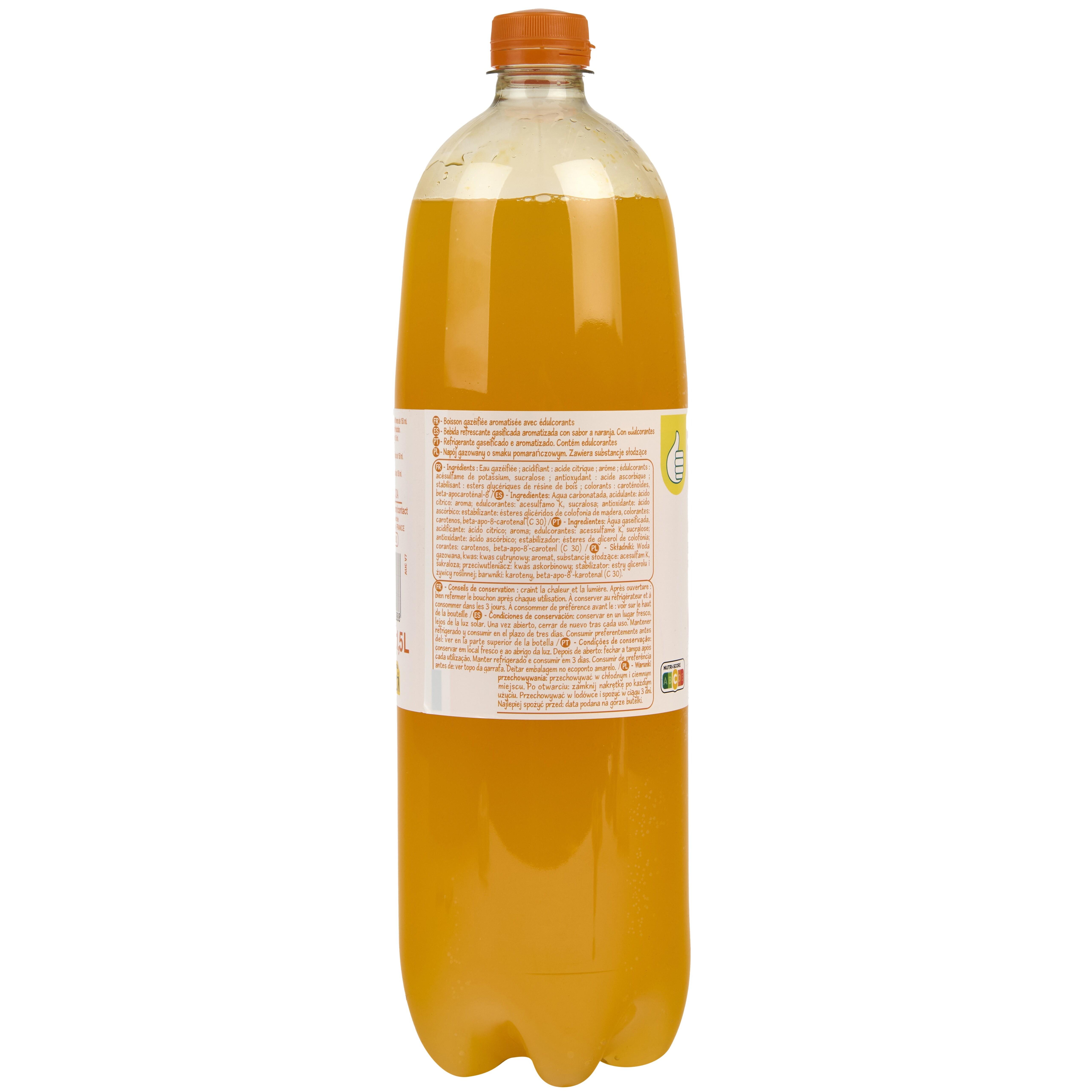 Voir la diapositive 3 : POUCE Boisson gazeuse goût orange 1,5l