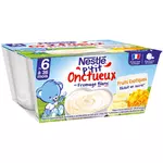 Nestlé NESTLE P'tit onctueux pot dessert fromage blanc aux fruits dès 8mois