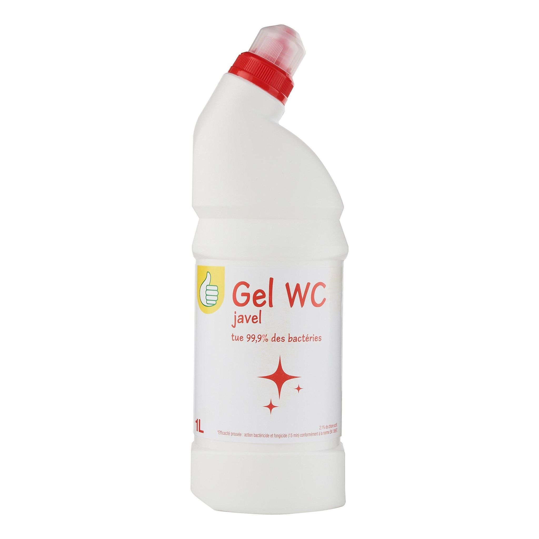 Voir la diapositive 2 : POUCE Gel WC avec javel 1l