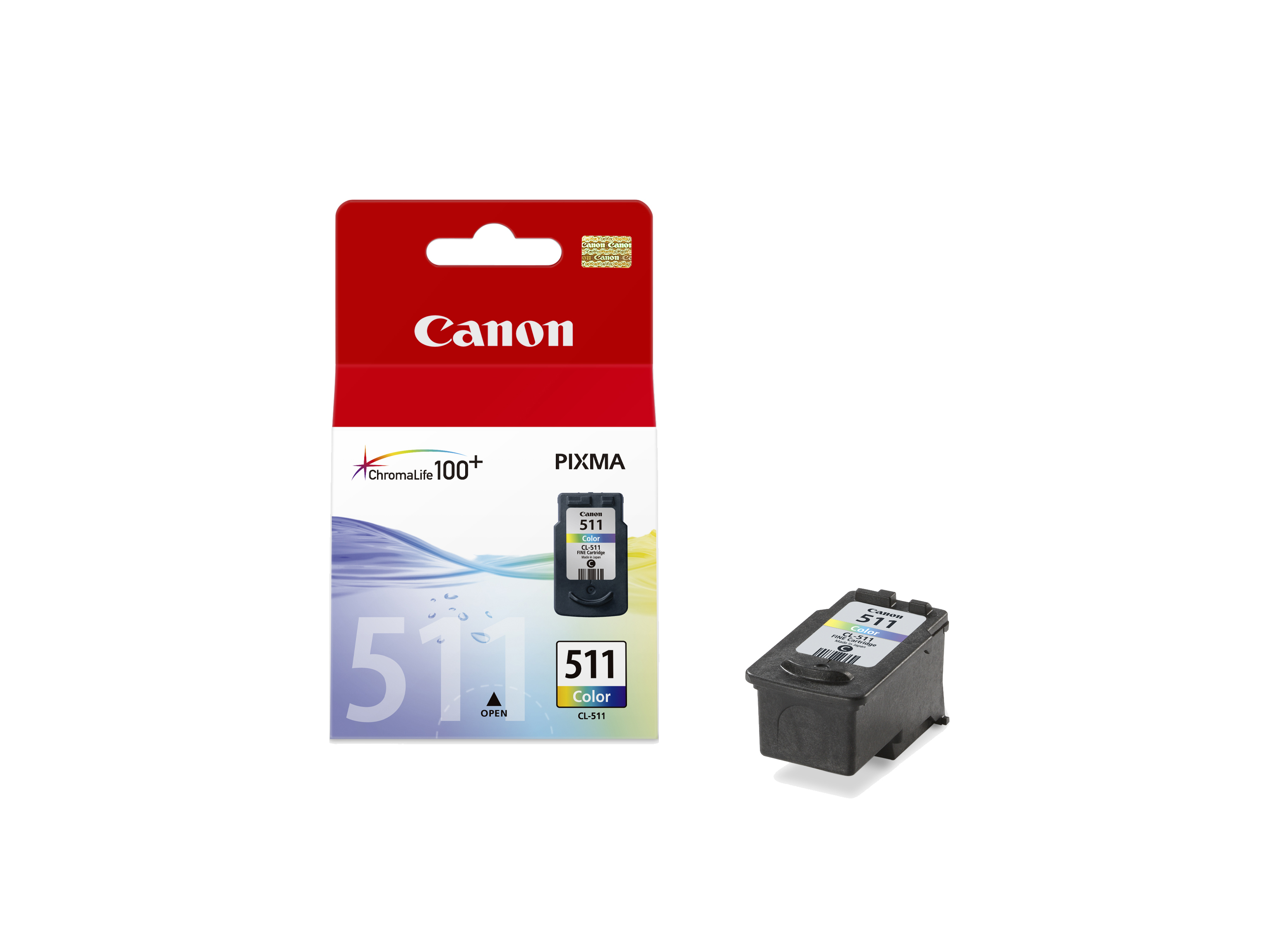 Voir la diapositive 2 : CANON Cartouche d'encre couleurs pixma n°511