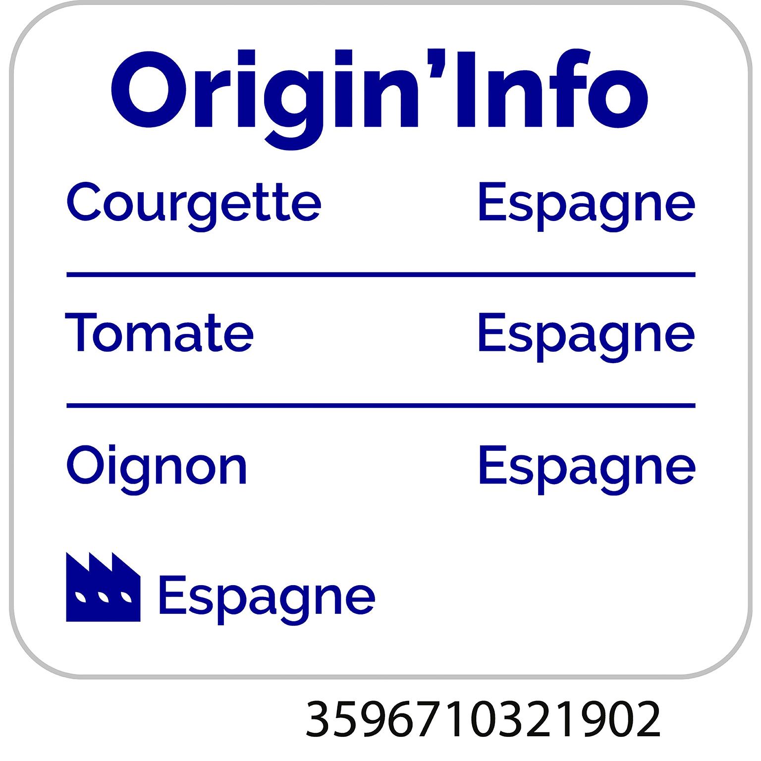 Voir la diapositive 2 : AUCHAN Courgettes cuisinées à la provençale en bocal 530g