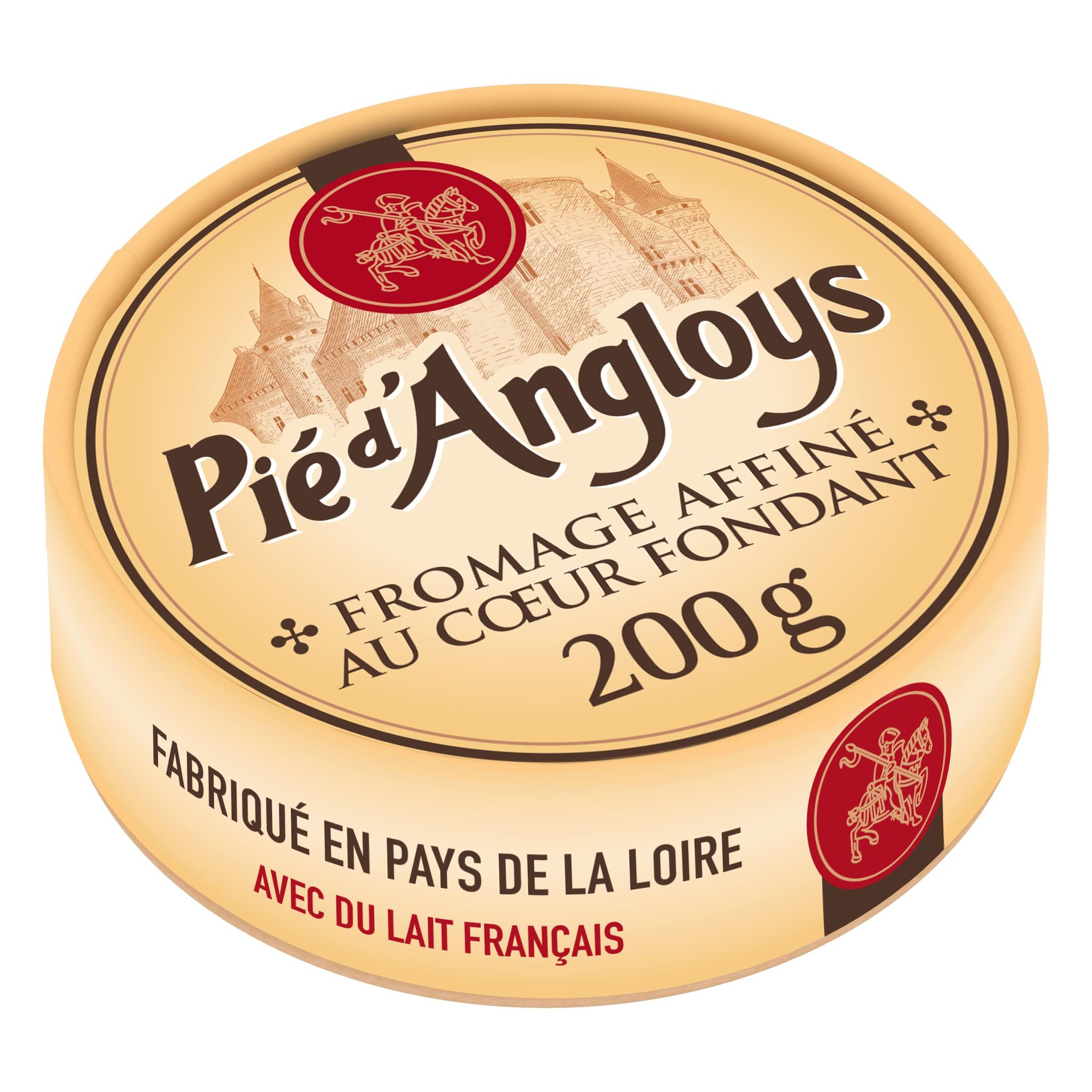 Voir la diapositive 2 : PIE D'ANGLOYS Fromage crémeux affiné 200g