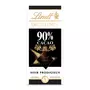 LINDT Excellence tablette de chocolat noir dégustation prodigieux 90% cacao 1 pièce 100g