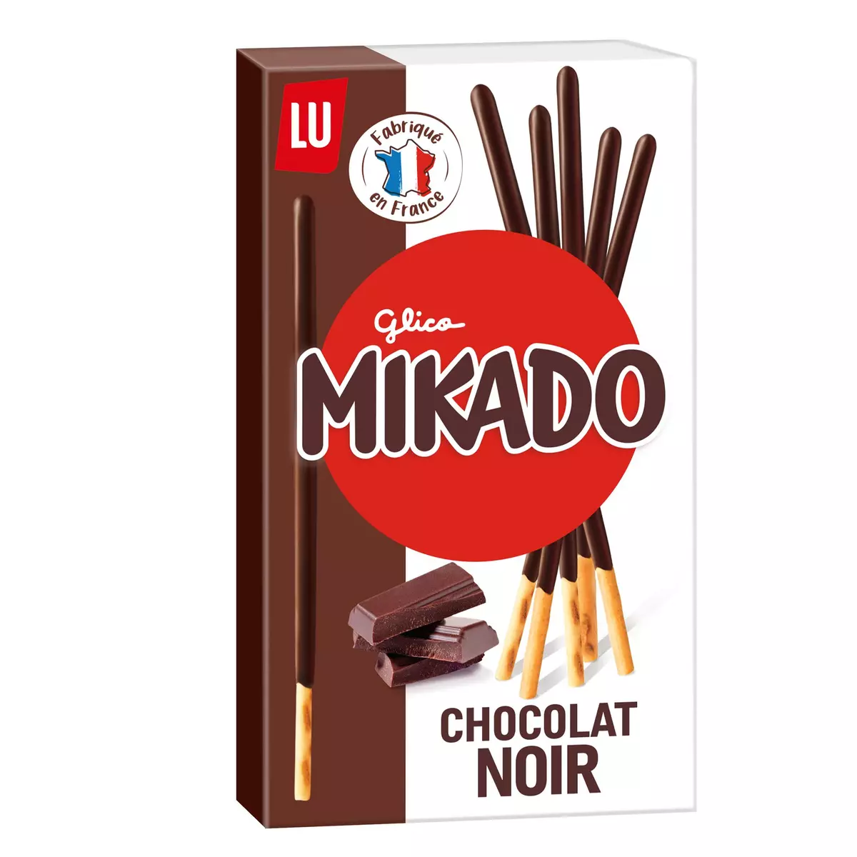 MIKADO Biscuits bâtonnets nappés au chocolat noir 90g