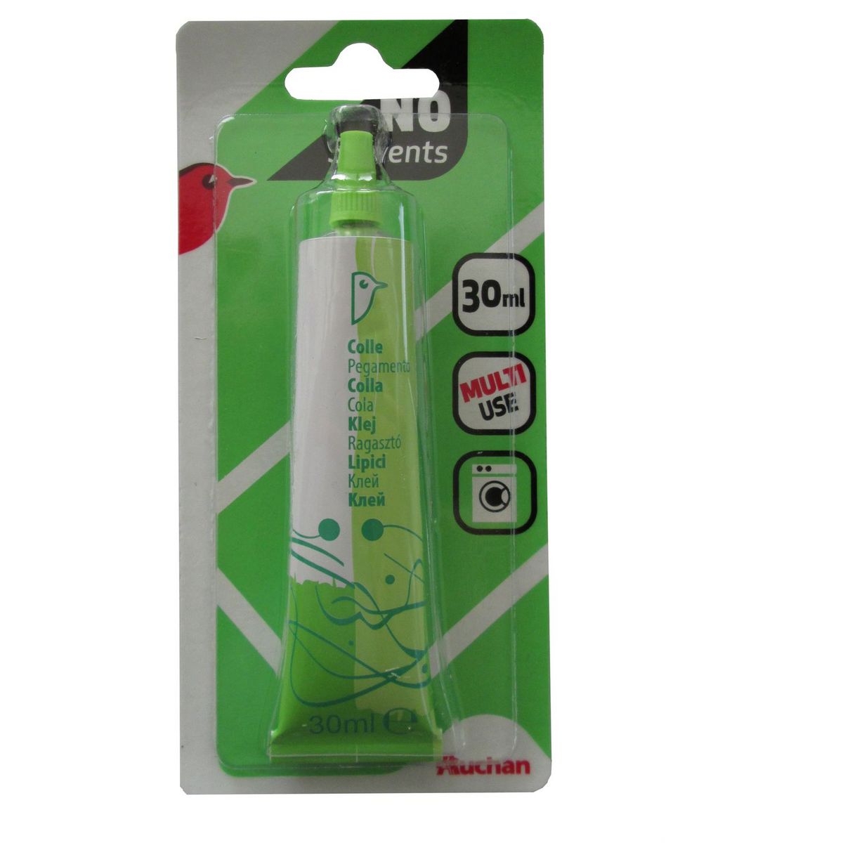 AUCHAN Colle en gel transparente