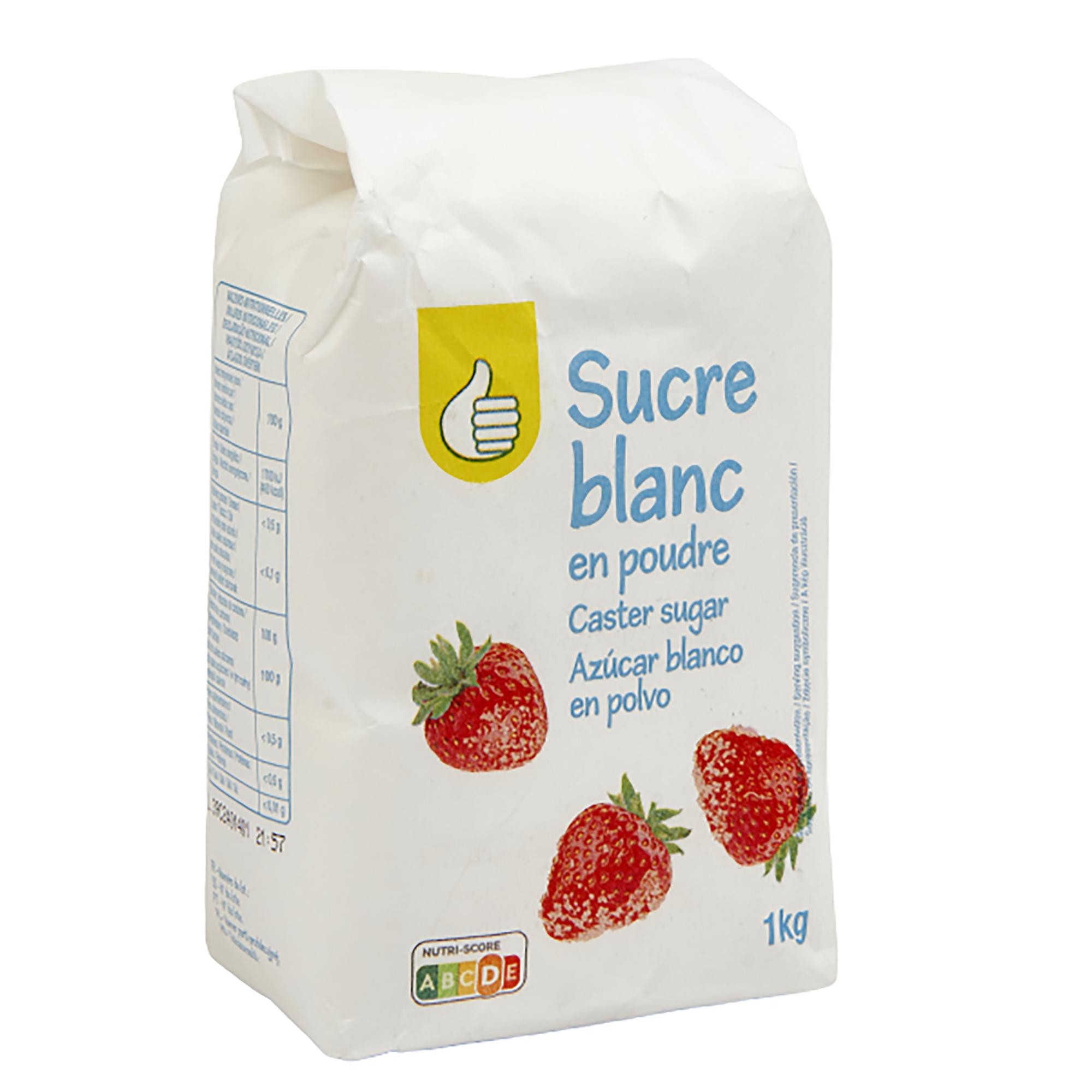 Voir la diapositive 3 : POUCE Sucre blanc en poudre 1kg