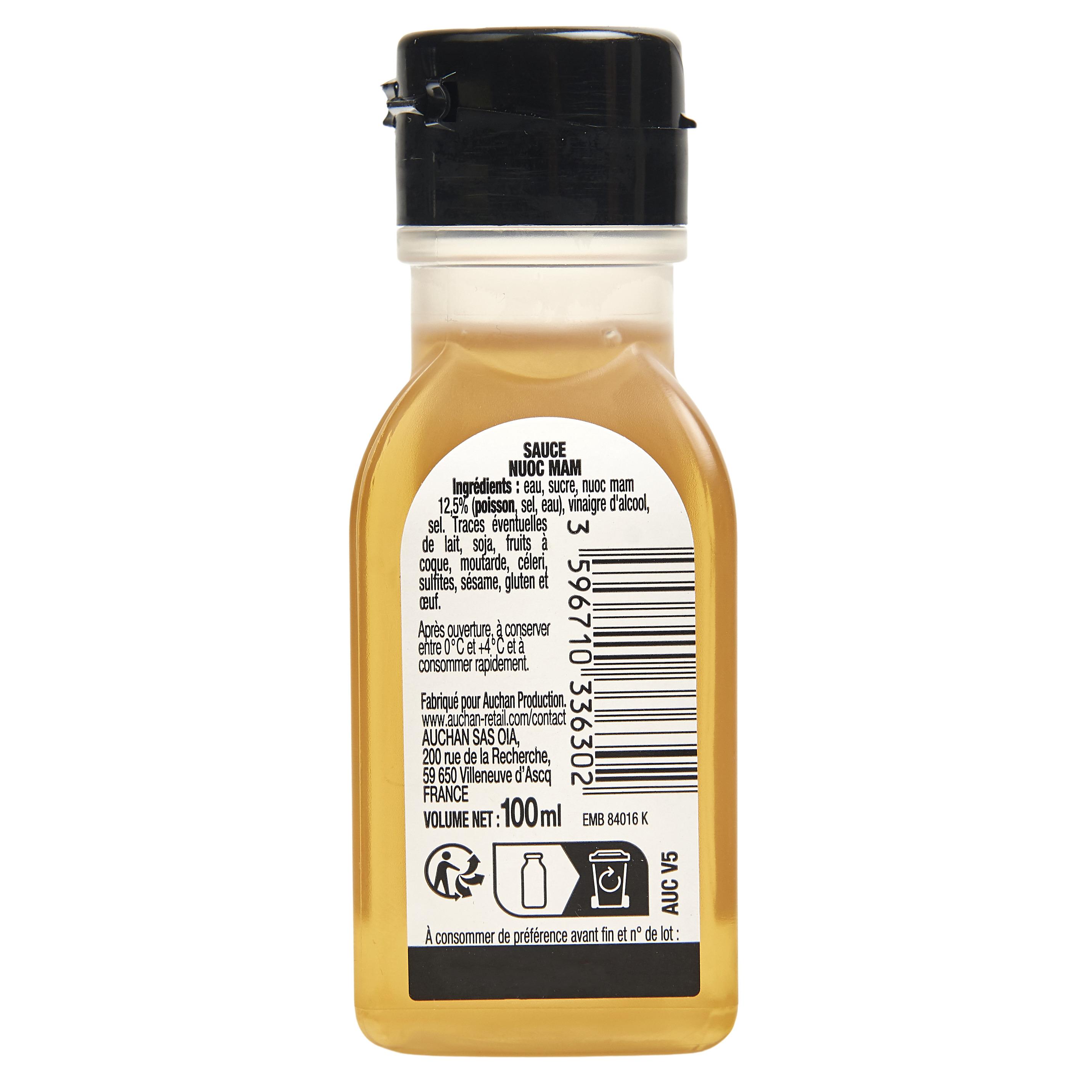 Voir la diapositive 2 : AUCHAN Recettes d'Asie sauce nuoc-mâm 100ml