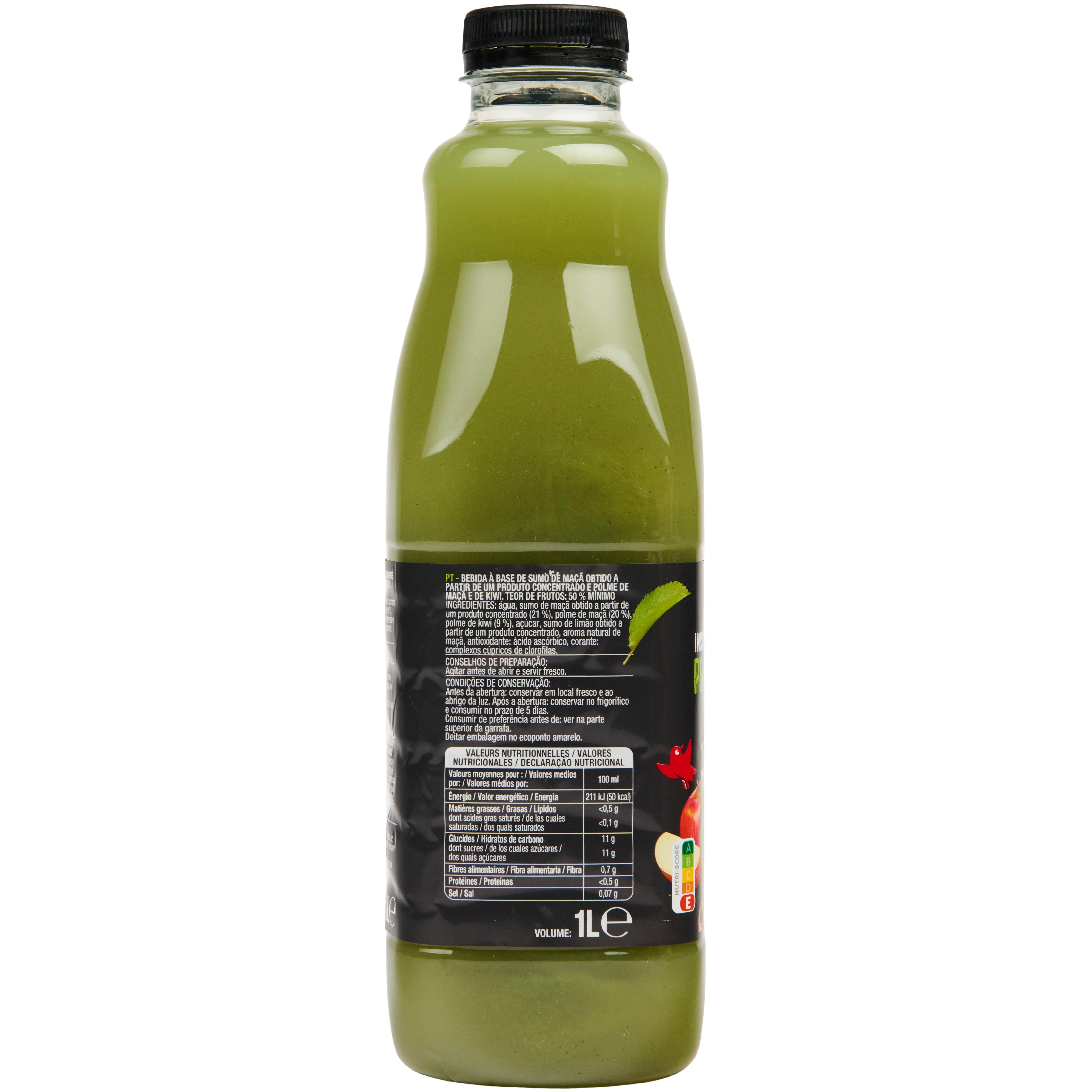Voir la diapositive 2 : AUCHAN Nectar Instant Gourmand pomme kiwi 1l