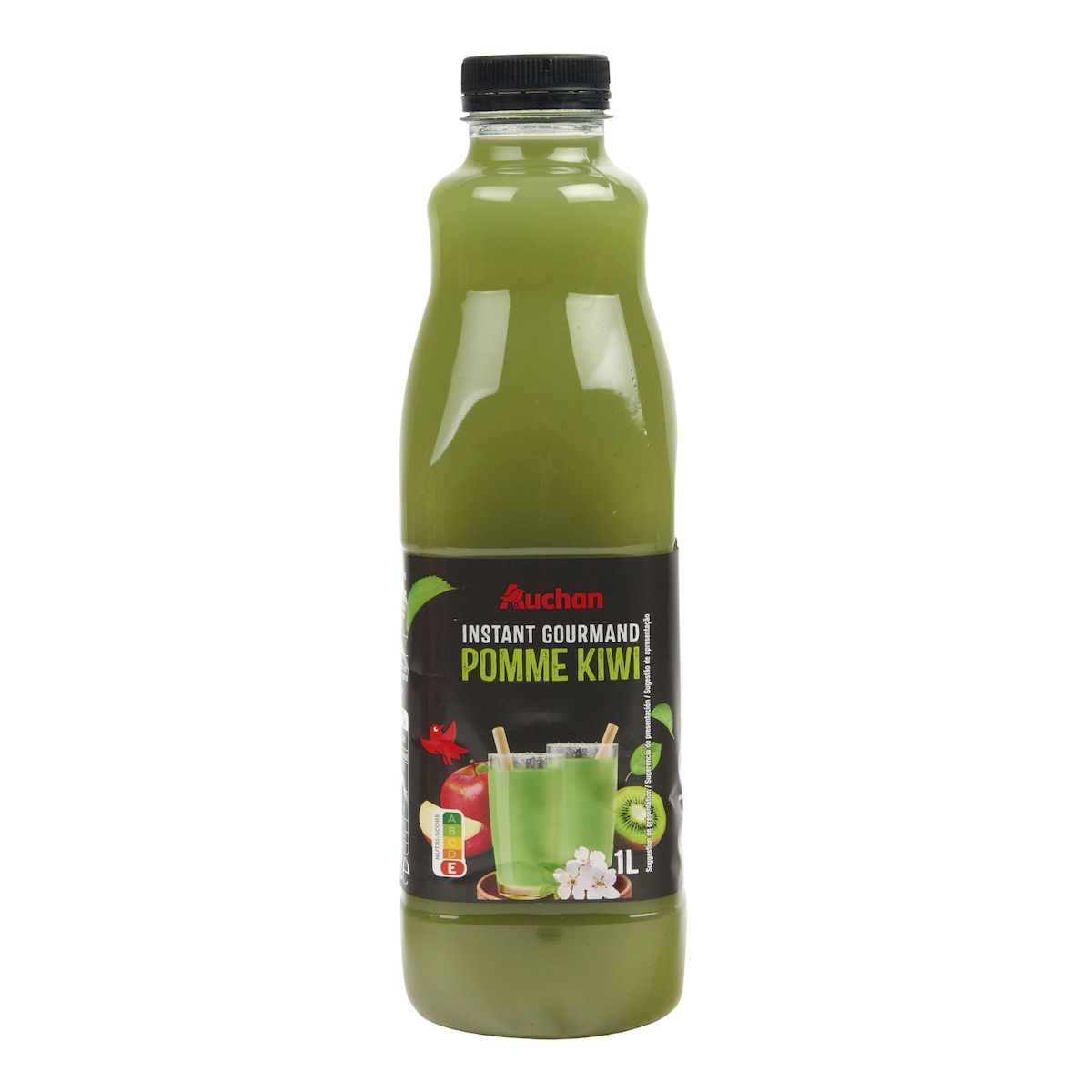AUCHAN Nectar Instant Gourmand pomme kiwi 1l