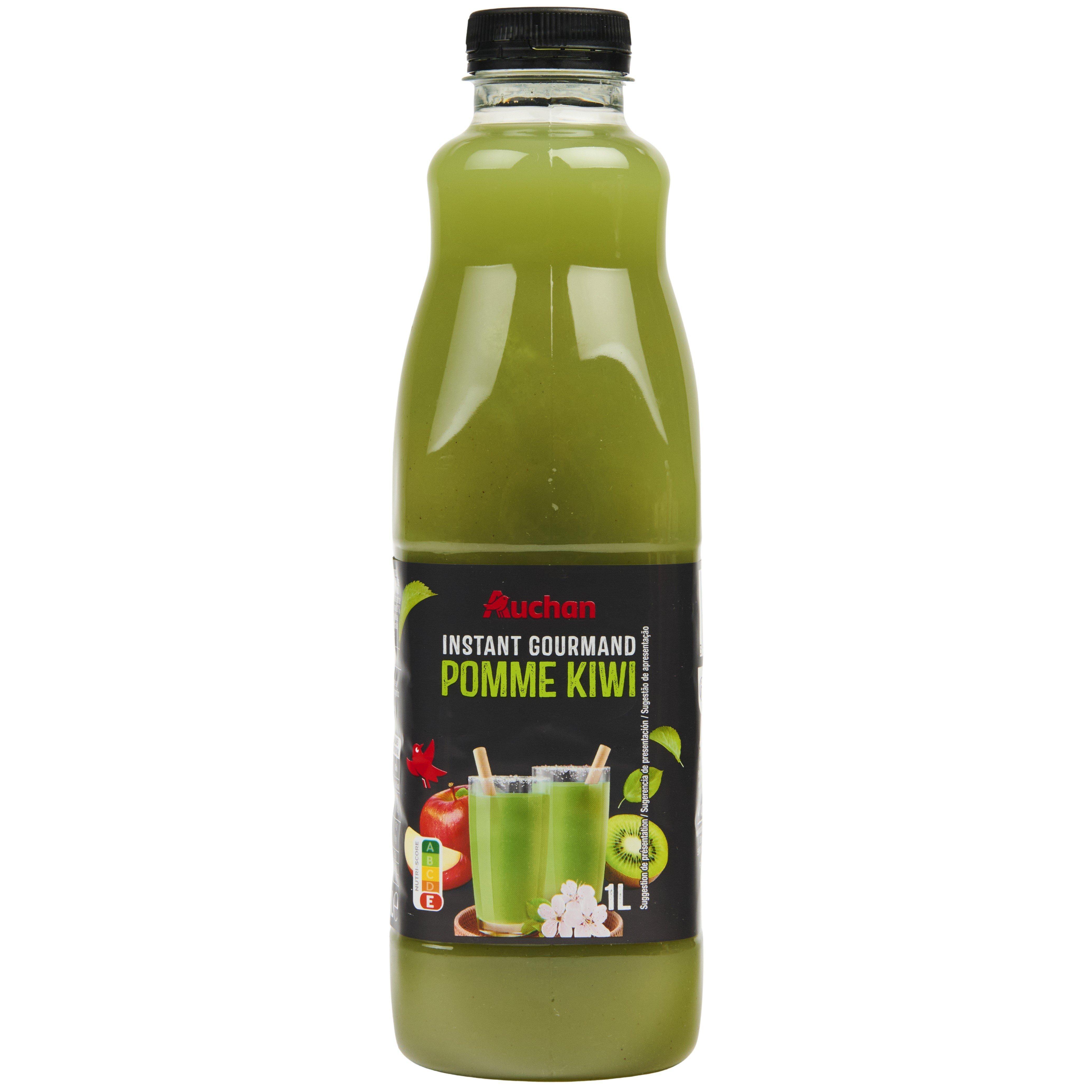 Voir la diapositive 5 : AUCHAN Nectar Instant Gourmand pomme kiwi 1l