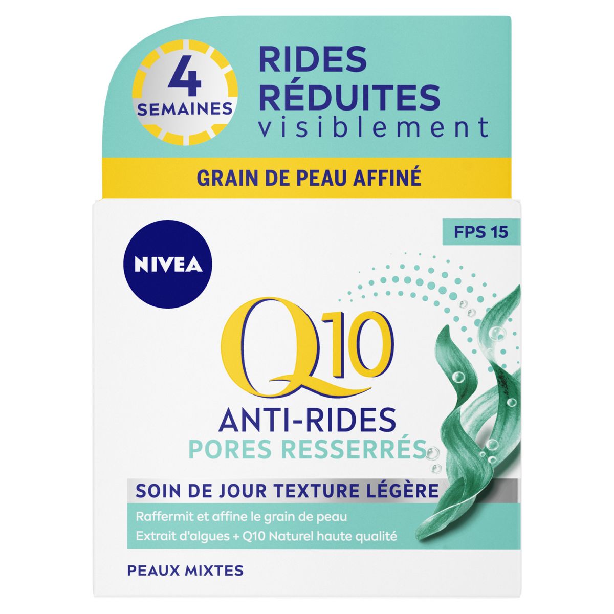 NIVEA Q10 power Crème soin de jour FPS 15 anti-rides + resserre les pores 50ml
