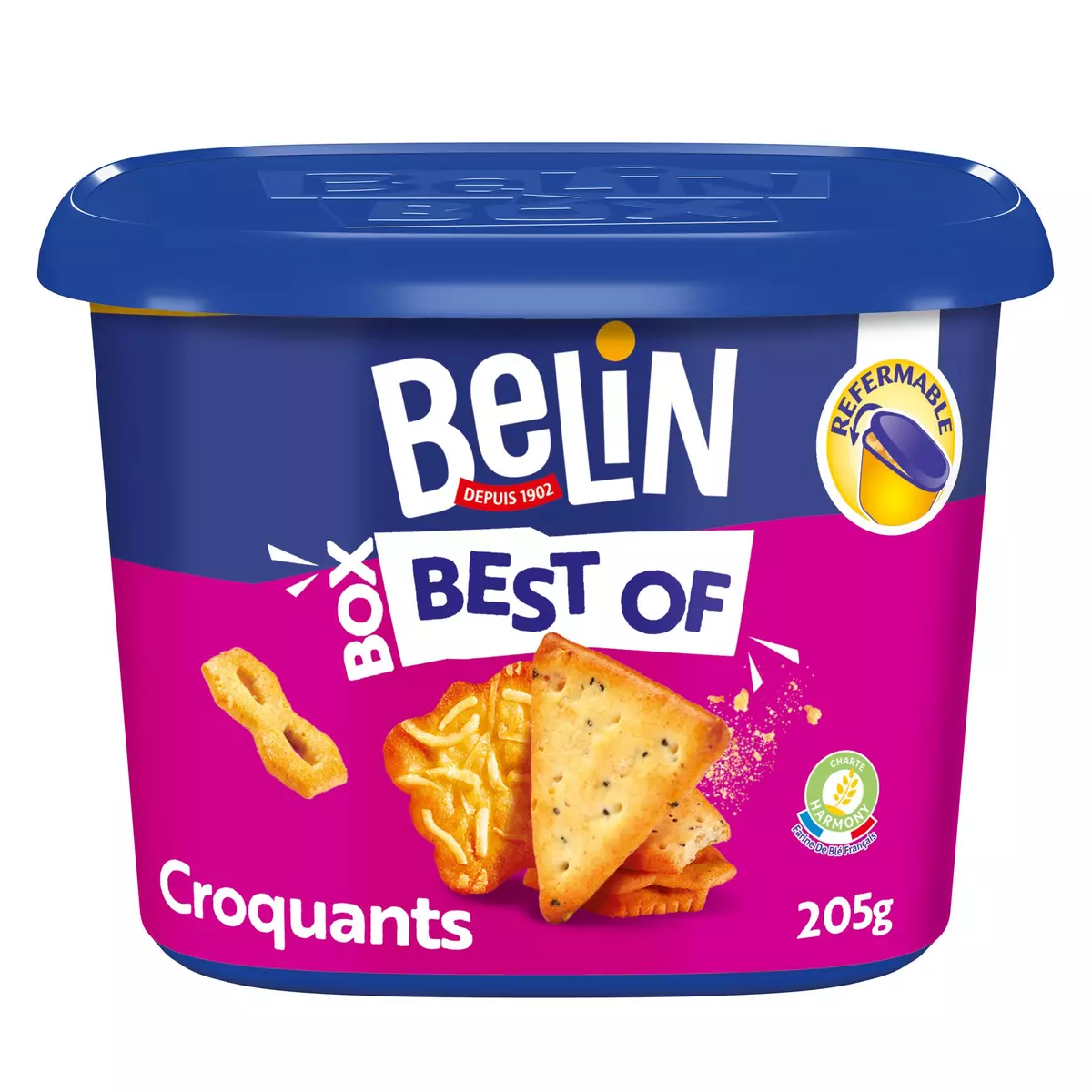 BELIN Biscuits assortiment crackers Best of Box 205g