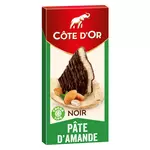 Maison du Café COTE D'OR Tablette de chocolat noir fourré à la pâte d'amande