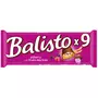 BALISTO Barres chocolatées goût fruits des bois 9 barres 166,5g