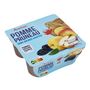 Voir la diapositive 2 : AUCHAN Coupelles purée de pomme pruneau sans sucres ajoutés 4x100g