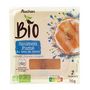 Voir la diapositive 2 : AUCHAN BIO Saumon fumé au bois de hêtre 2 tranches 70g