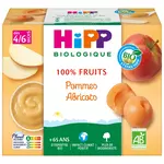 HiPP HIPP Petit pot dessert pommes abricots bio dès 4 mois