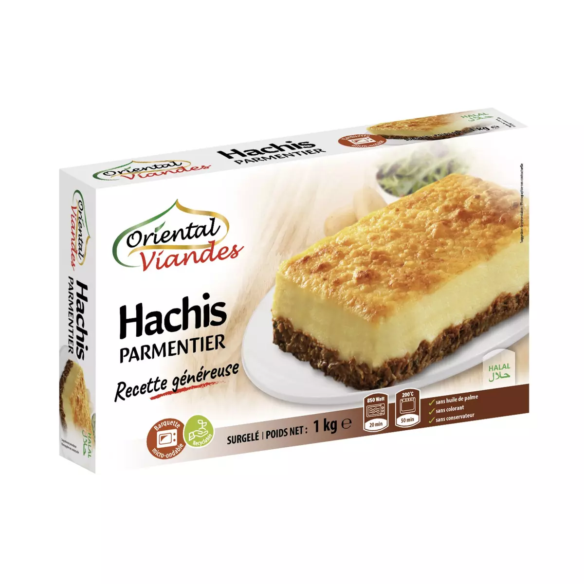 ORIENTAL VIANDES Hachis parmentier halal 1kg