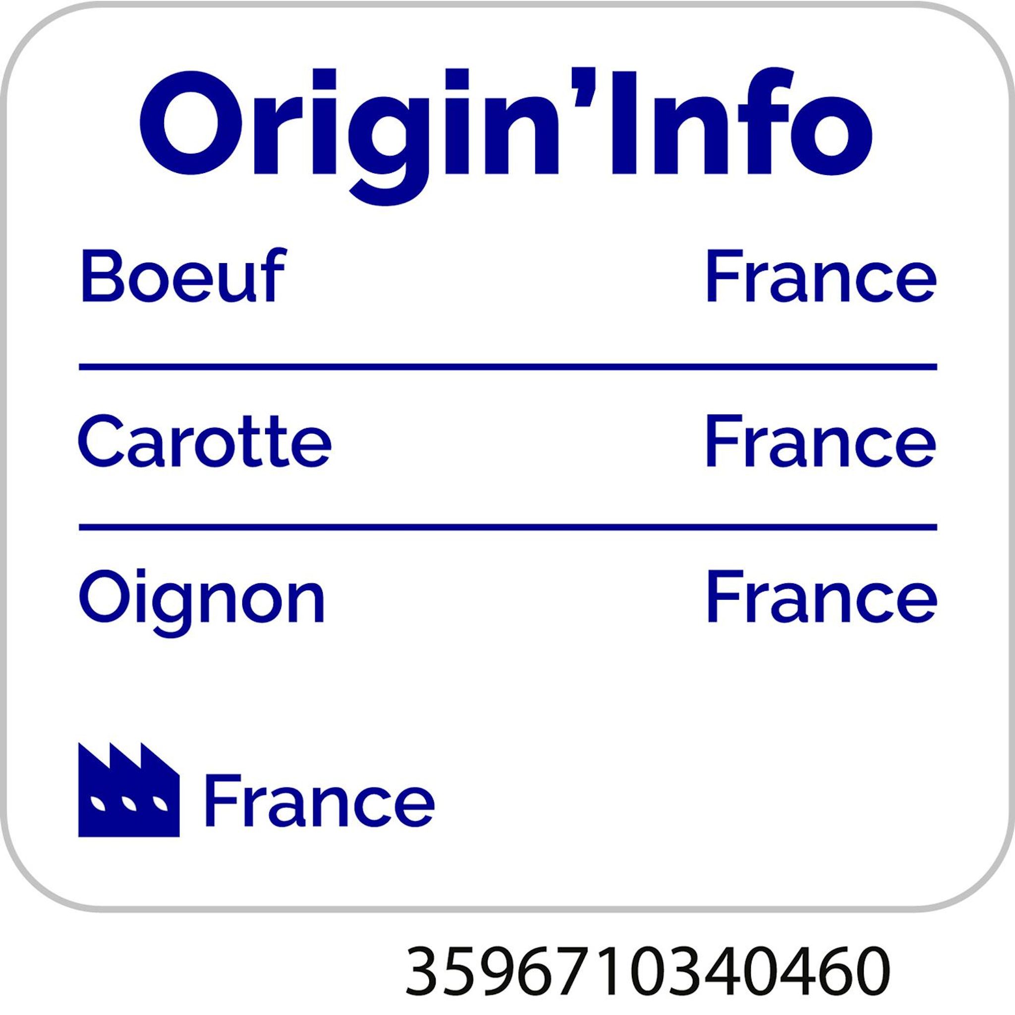 Voir la diapositive 3 : AUCHAN TERROIR Tripes à la mode de Caen A table en Normandie 2 portions 600g