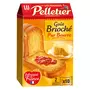 PELLETIER Pain grillé goût brioché pur beurre 2x10 tranches 260g