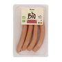 Voir la diapositive 2 : AUCHAN BIO CULTIVONS LE BON Saucisses de Francfort 4 pièces 200g