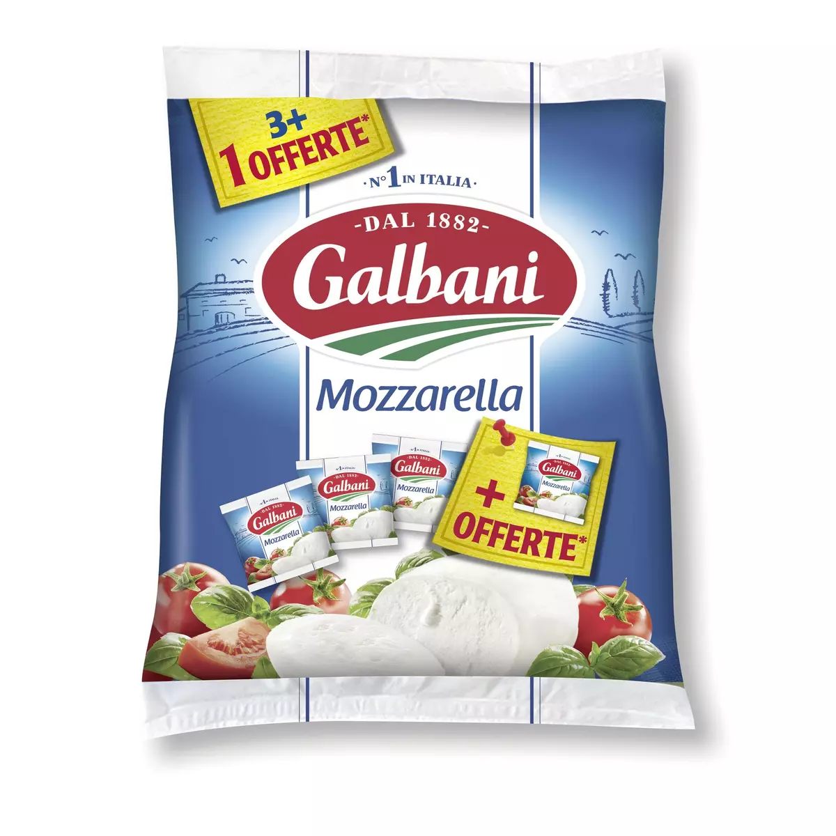 GALBANI Mozarella 3+1 offerte 500g