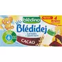 BLEDINA Blédidej céréales lactées au cacao dès 6 mois 4x25cl