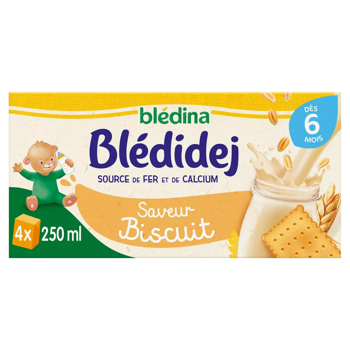 Céréales Saveur Biscuitée et Lait Blédina 250G