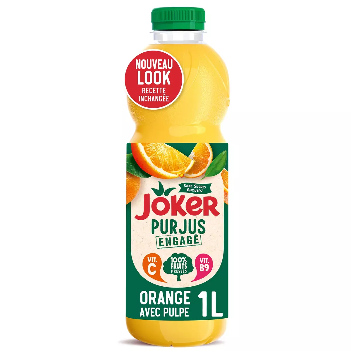JOKER Pur jus d'orange avec pulpe 1l