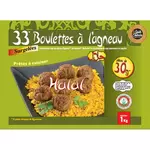 GOUTS & COULEURS boulettes d'agneau halal 33 boulettes sachet 1kg