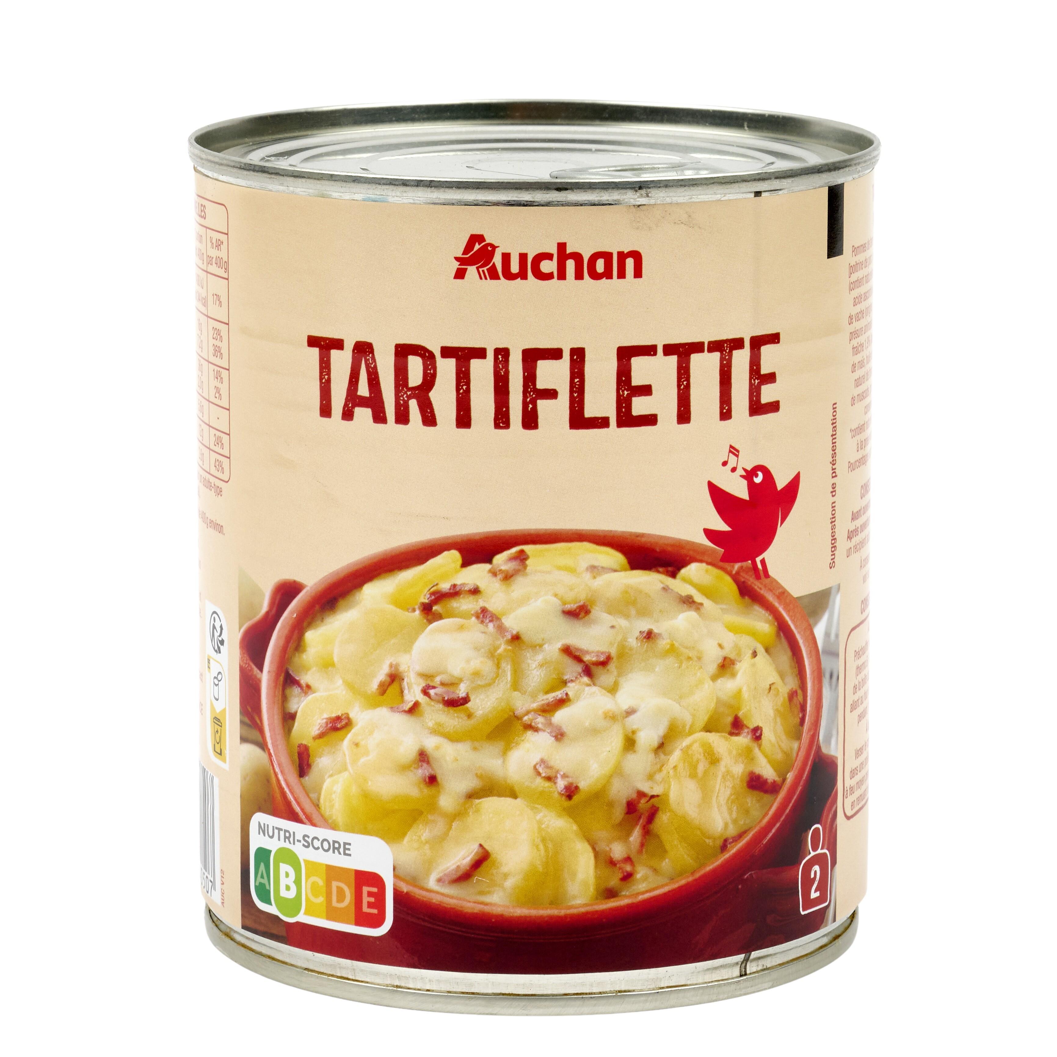 Voir la diapositive 4 : AUCHAN Tartiflette 2 portions 800g