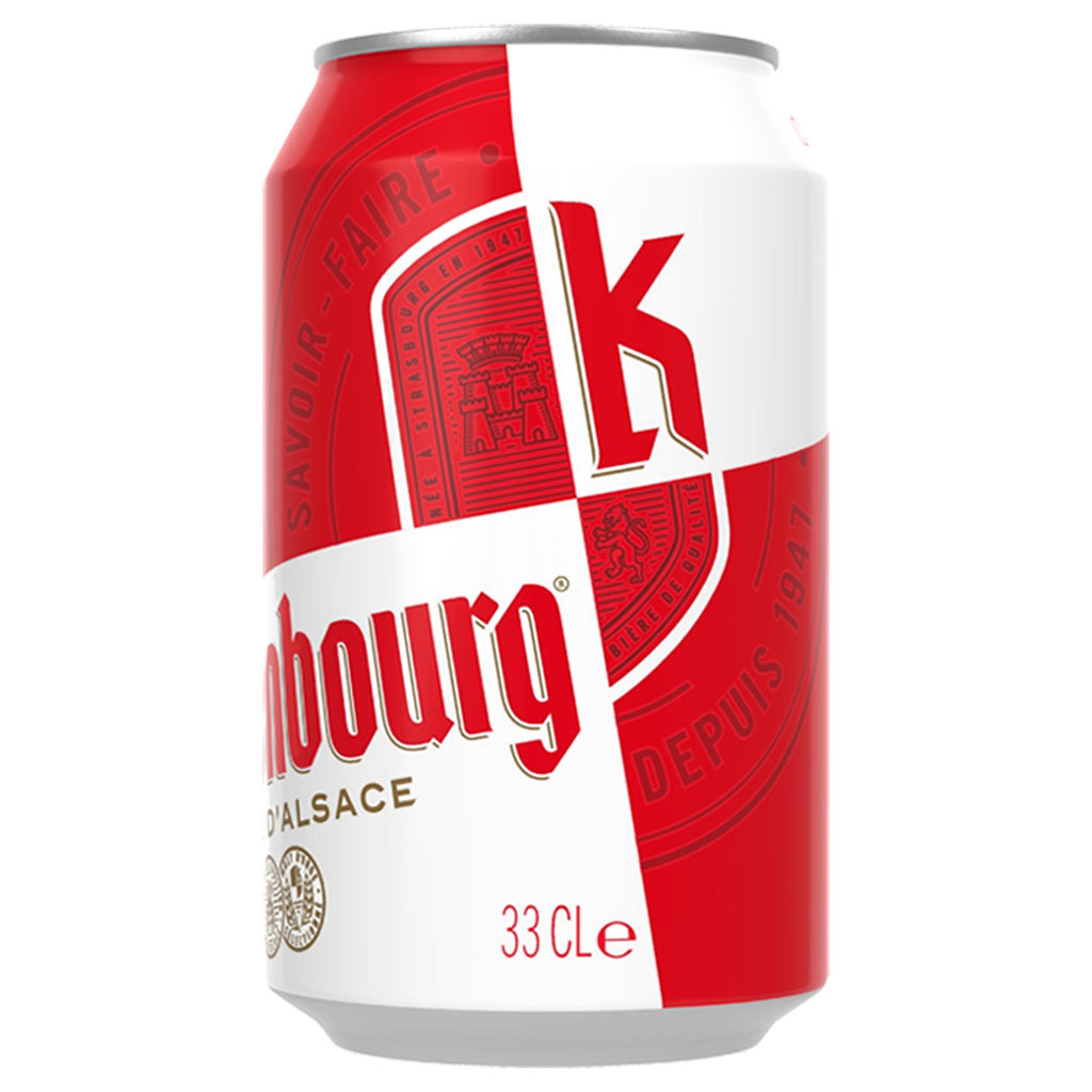 KRONENBOURG Bière blonde 4.2% boîte 33cl