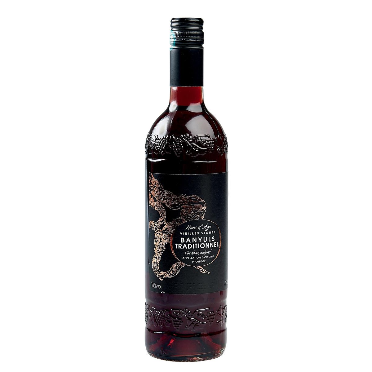 BANYULS Apéritif vin doux naturel hors d'âge 16% 75cl