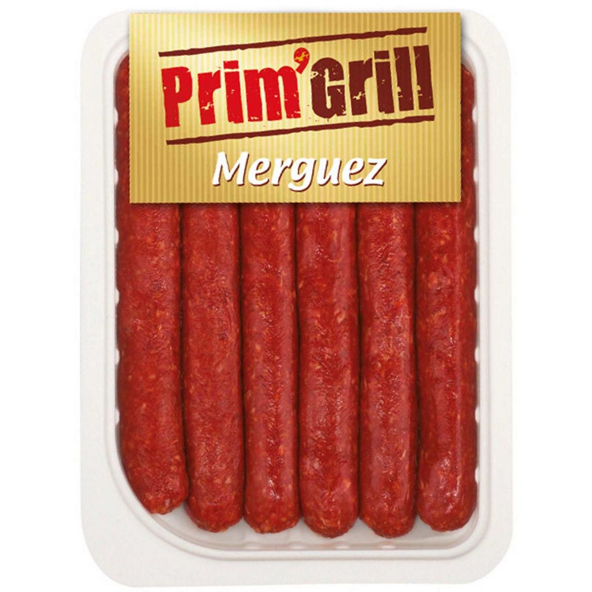 PRIM'GRILL Merguez 6 pièces 330g