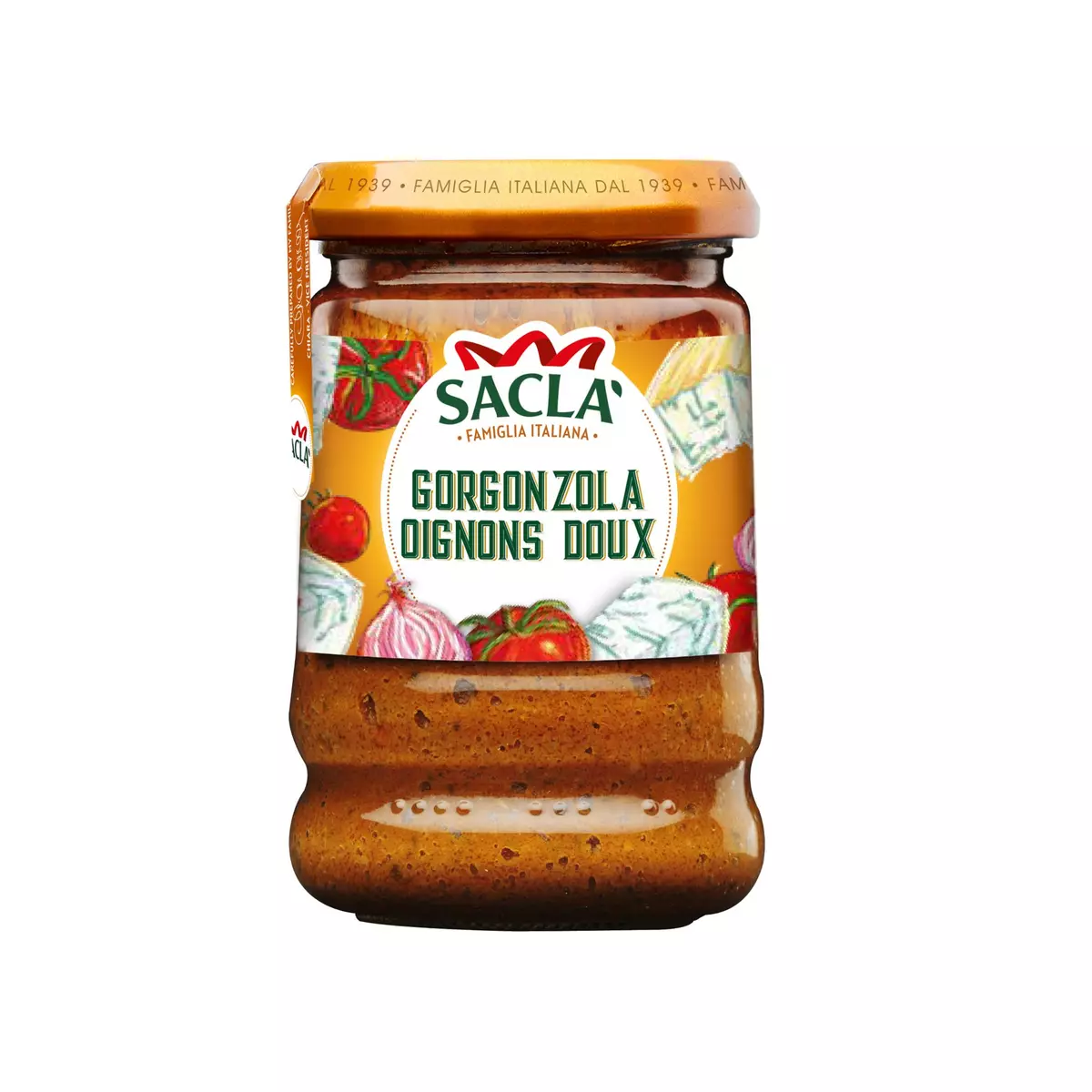 SACLA Sauce Gorgonzola oignons doux 190g