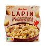 Voir la diapositive 2 : AUCHAN Lapin deux moutardes barquette 300g