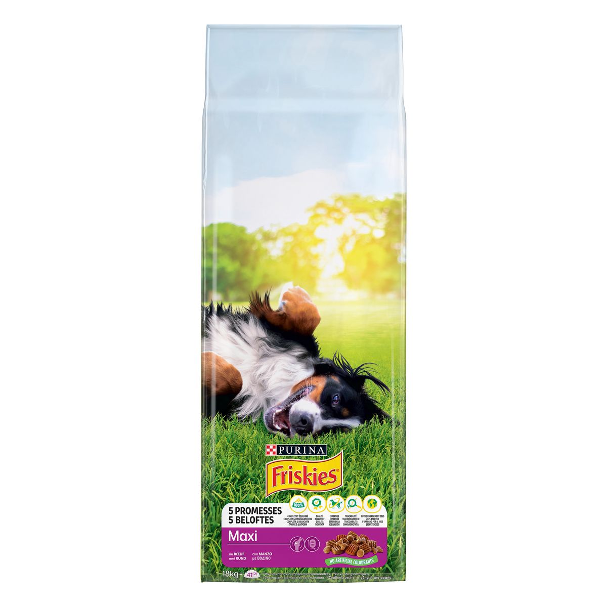 FRISKIES Maxi croquettes au boeuf pour chien 18kg