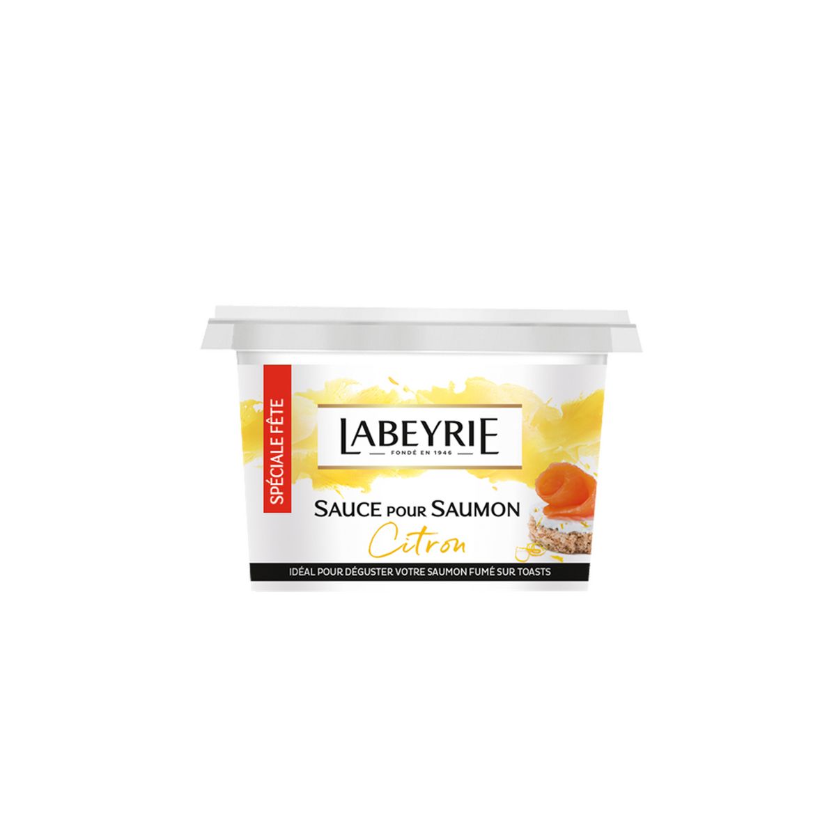 LABEYRIE Sauce pour saumon citron et ciboulette 145g