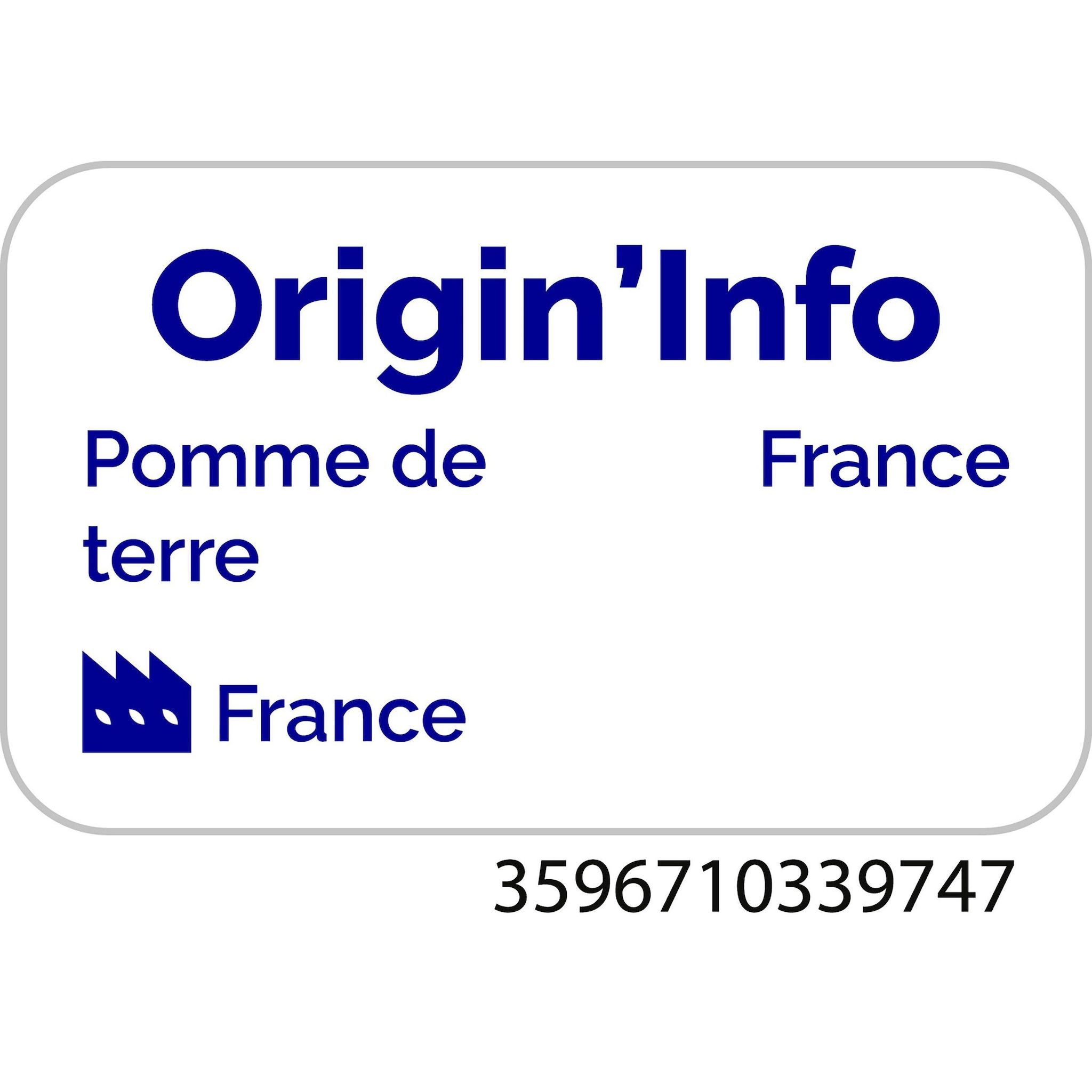 Voir la diapositive 2 : POUCE Pommes de terre cuites à la vapeur 1kg