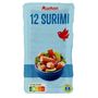 Voir la diapositive 3 : AUCHAN Bâtonnets de surimi saveur crabe 12 pièces 200g