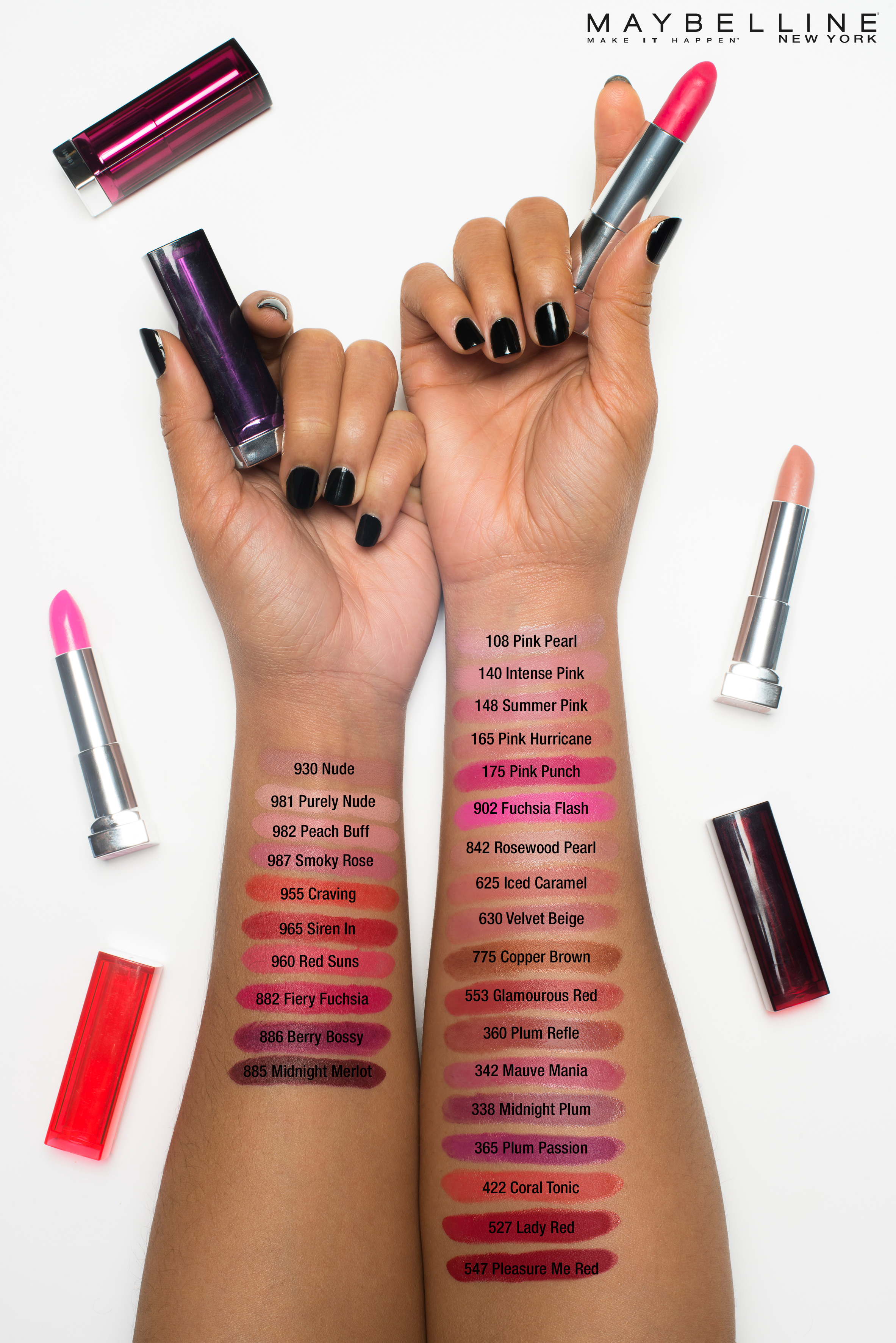 Voir la diapositive 2 : GEMEY MAYBELLINE Color Sensational rouge à lèvres n°338 midnight plum 1 tube