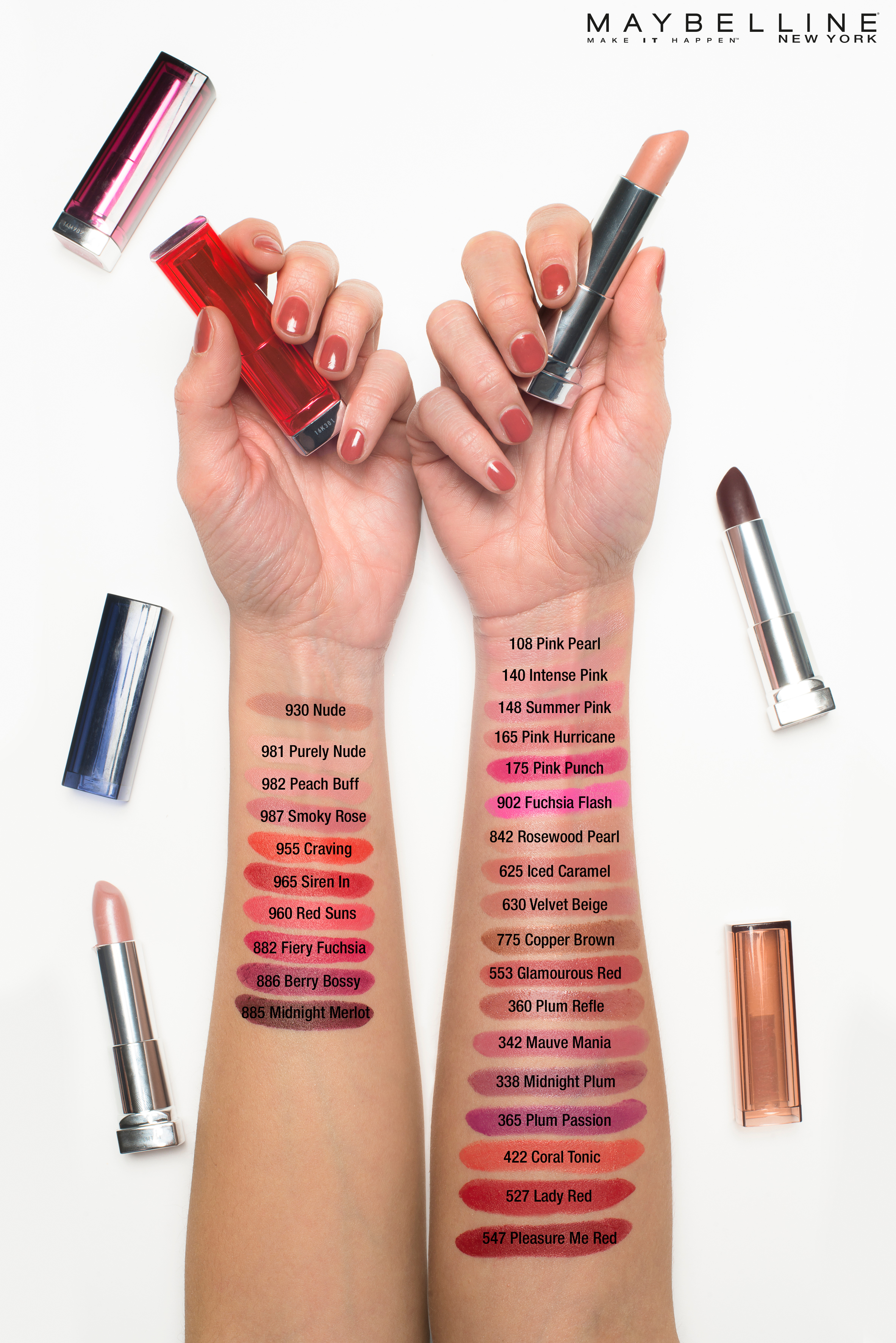 Voir la diapositive 3 : GEMEY MAYBELLINE Color Sensational rouge à lèvres n°338 midnight plum 1 tube
