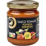AUCHAN COLLECTION Sauce tomate poivrons et aubergines 190g