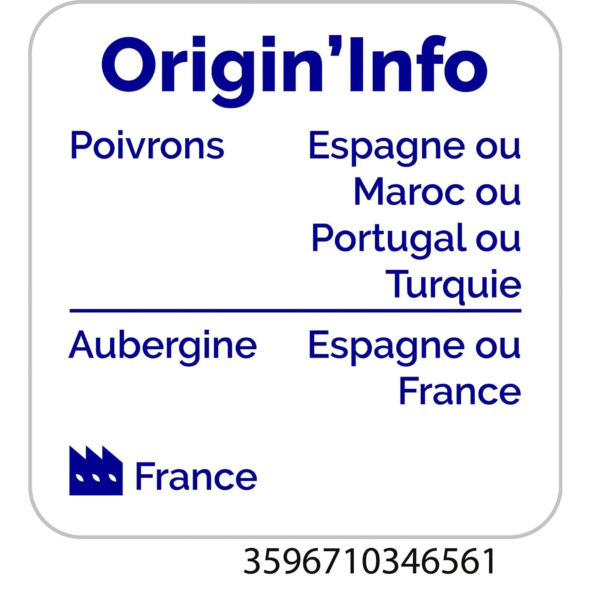 Voir la diapositive 5 : AUCHAN COLLECTION Sauce tomate poivrons et aubergines 190g