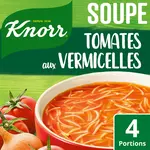 KNORR Soupe déshydratée tomates aux vermicelles 4 portions 4x25cl